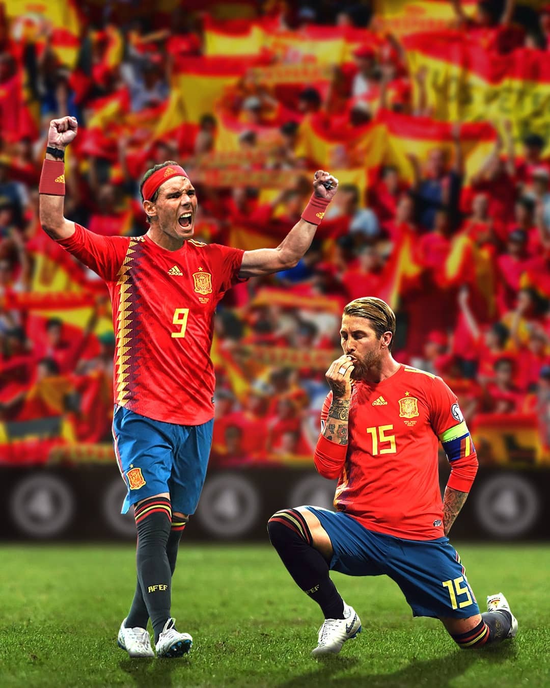 Надаль и Рамос, дель Потро в компании Месси: если бы теннисисты играли в футбол Надаль и Рамос, дель Потро в компании Месси: если бы теннисисты играли в футбол