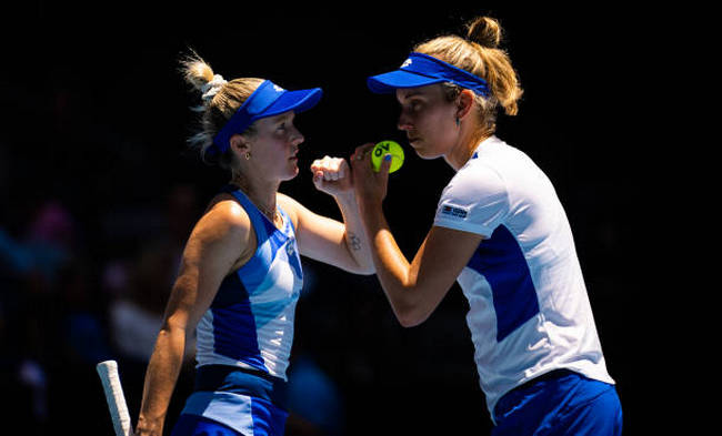 Australian Open. Хантер и Мертенс сыграют против Костюк и Русе в четвертьфинале Australian Open. Хантер и Мертенс сыграют против Костюк и Русе в четвертьфинале