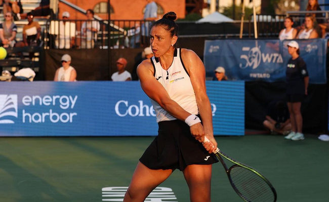 Кливленд. Чжу Линь победила седьмую ракетку мира, Мария и Соррибес Тормо встретятся в 1/2 финала Кливленд. Чжу Линь победила седьмую ракетку мира, Мария и Соррибес Тормо встретятся в 1/2 финала