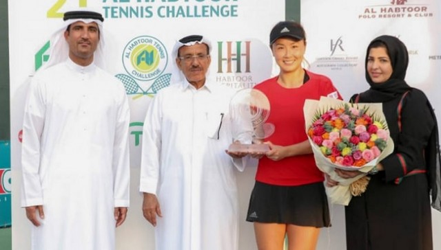 Дубай. Пэн Шуай стала чемпионкой турнира ITF в ОАЭ  Дубай. Пэн Шуай стала чемпионкой турнира ITF в ОАЭ
