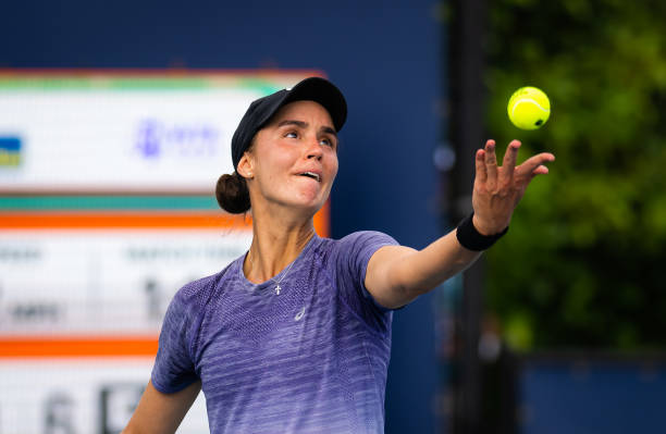 Майами. Калинина и Бегу выиграли стартовый матч в парном турнире Майами. Калинина и Бегу выиграли стартовый матч в парном турнире