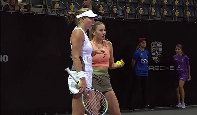 Клуж-Напока. Костюк и Калашникова проиграли в первом круге парной сетки Клуж-Напока. Костюк и Калашникова проиграли в первом круге парной сетки