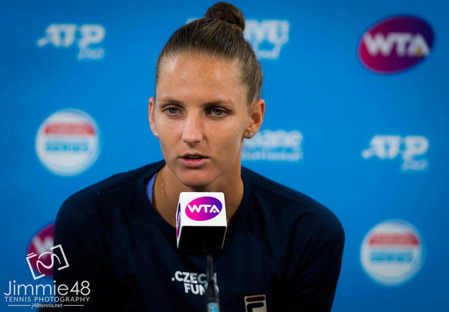 Каролина Плишкова: "Не ощущаю давления из-за того, что должна победить в финале"  Каролина Плишкова: "Не ощущаю давления из-за того, что должна победить в финале"