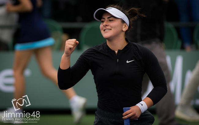 Индиан-Уэллс. Андрееску и Мугуруса поспорят за выход в полуфинал Индиан-Уэллс. Андрееску и Мугуруса поспорят за выход в полуфинал