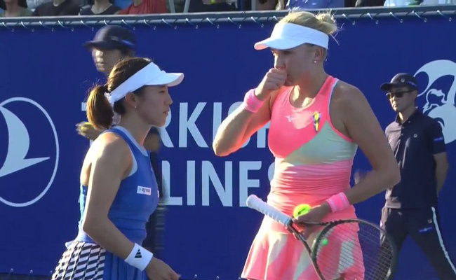 Токио. Киченок и Като обыграли россиянок на пути в полуфинал