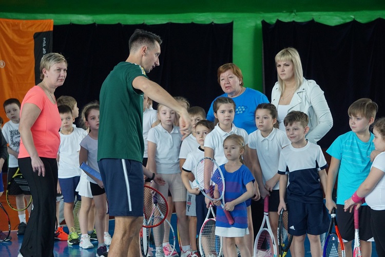 Сергей Стаховский провел теннисный мастер-класс в Северодонецке