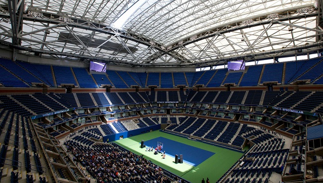 В Нью-Йорке продолжается подготовка к Открытому чемпионату США В Нью-Йорке продолжается подготовка к Открытому чемпионату США