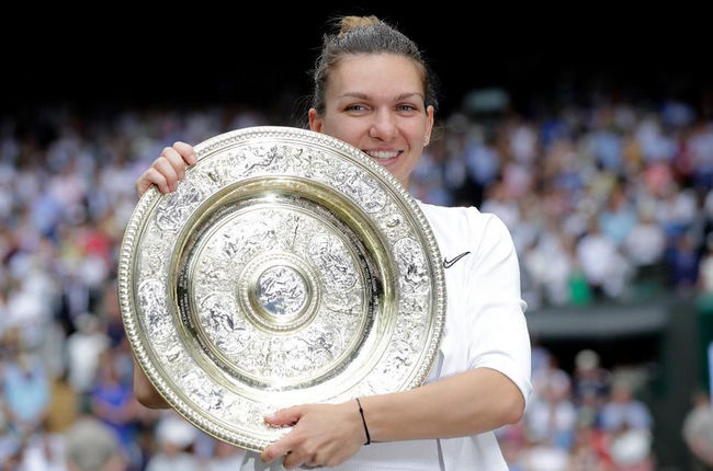 Симона Халеп названа лучшей теннисисткой июля