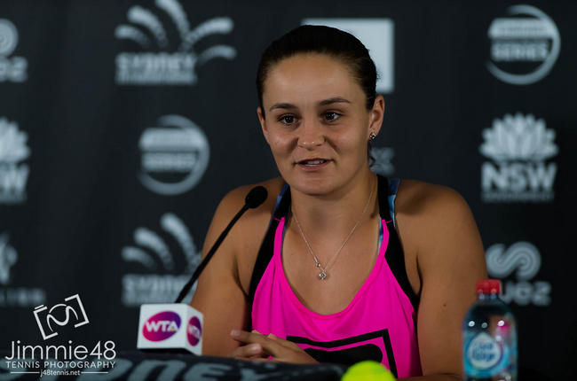 Эшли Барти: "Нет ничего лучше, чем играть в Австралии"