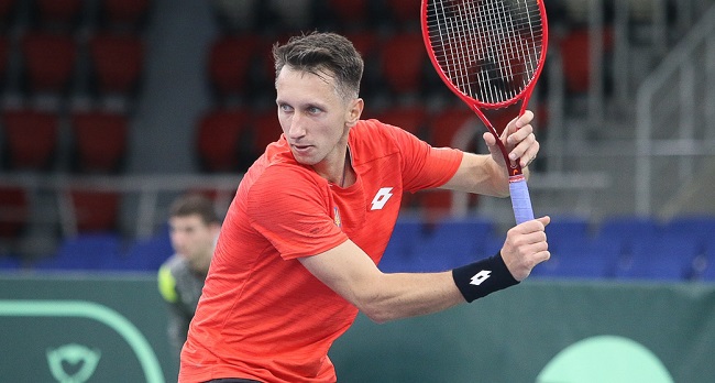 Прага. Стаховский проигрывает в стартовом матче