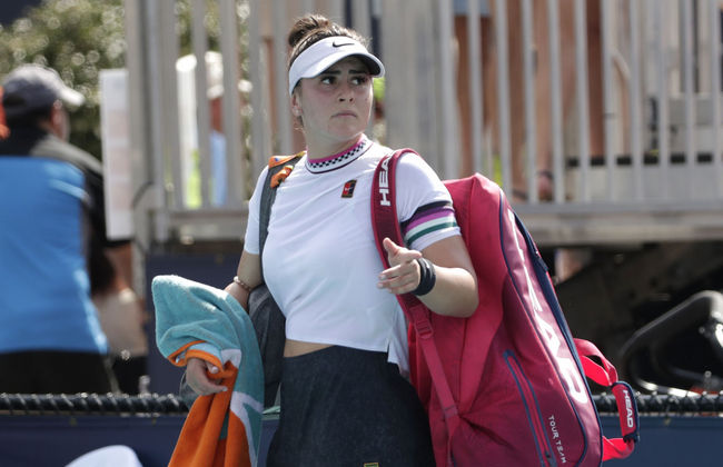 Андрееску снялась со второго подряд грунтового турнира