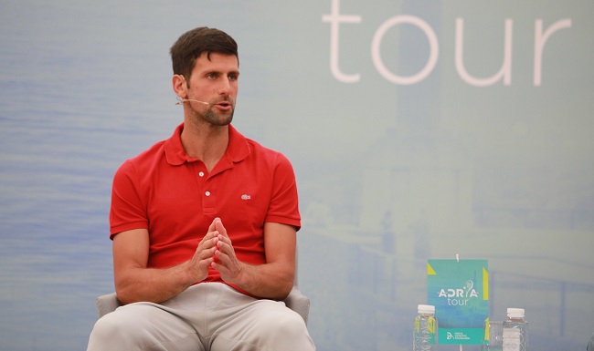 Новак Джокович: "Посмотрим, сколько зрителей мы сможем принять во время нашего тура" Новак Джокович: "Посмотрим, сколько зрителей мы сможем принять во время нашего тура"