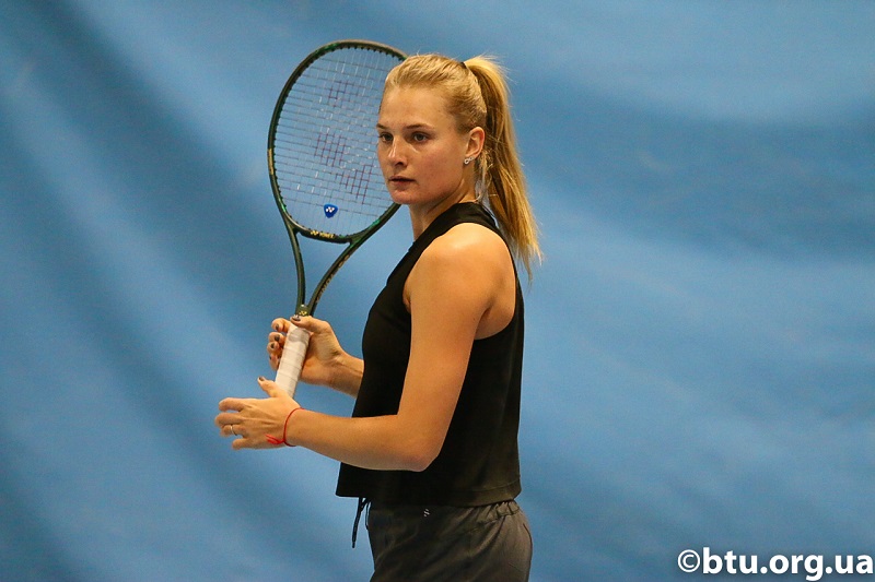 Кубок Федерации. Даяна Ястремская на тренировке в Эстонии