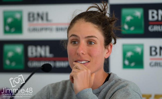 Йоханна Конта: "Не удивлена своим результатом в Риме" Йоханна Конта: "Не удивлена своим результатом в Риме"