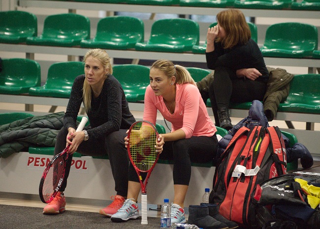 Цуренко и Костюк готовятся к матчам в Кубке Федерации Цуренко и Костюк готовятся к матчам в Кубке Федерации