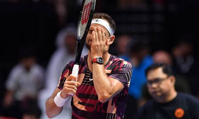 World Tennis League. Два выигранных матча с участием Димитрова не принесли победу его команде