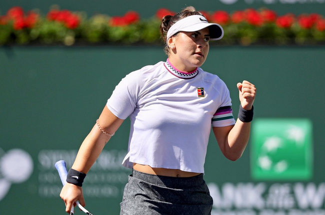 Индиан-Уэллс. Андрееску отдала один гейм Мугурусе в четвертьфинальном матче Индиан-Уэллс. Андрееску отдала один гейм Мугурусе в четвертьфинальном матче