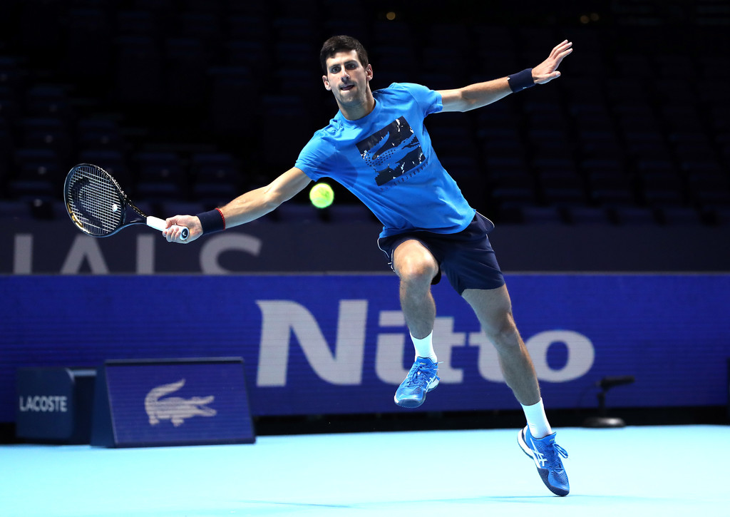 Надаль, Джокович и другие участники ATP Finals на тренировке в Лондоне