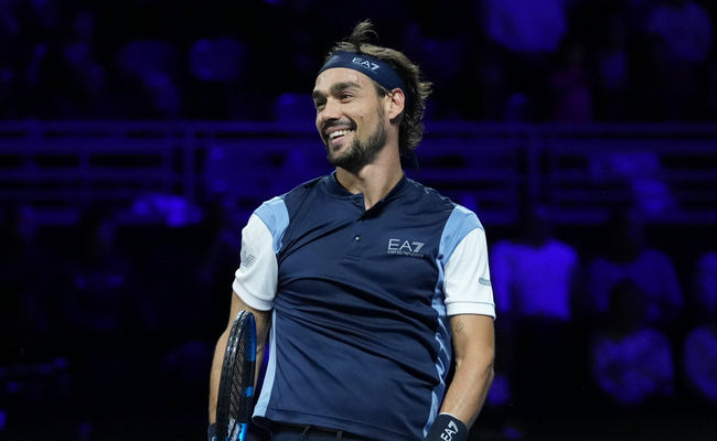 Мец. 36-летний Фоньини впервые за пять лет дошел до полуфинала на харде в зале, Умбер и Эрбер победили своих соотечественников