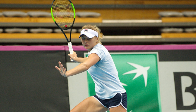 Кубок Федерации. Козлова проигрывает во втором матче с Болгарией Кубок Федерации. Козлова проигрывает во втором матче с Болгарией