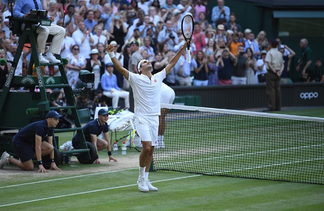 Уимблдон. Федерер обыгрывает Надаля в четырех сетах на пути в финал