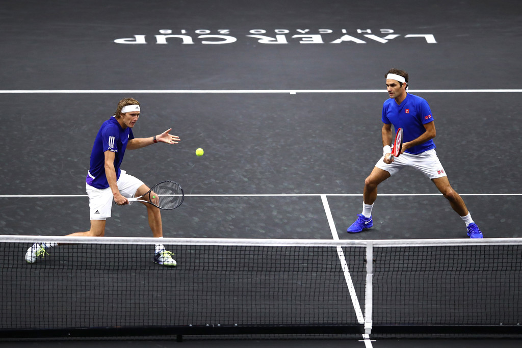 Федерер и Зверев сыграют в паре в первый день Кубка Лейвера