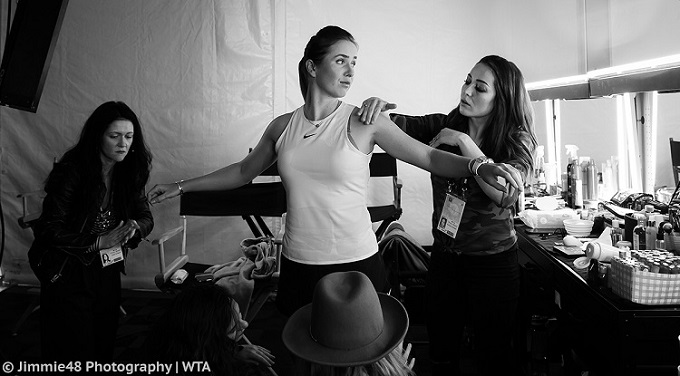 Элина Свитолина на фотосессии WTA в Индиан-Уэллс
