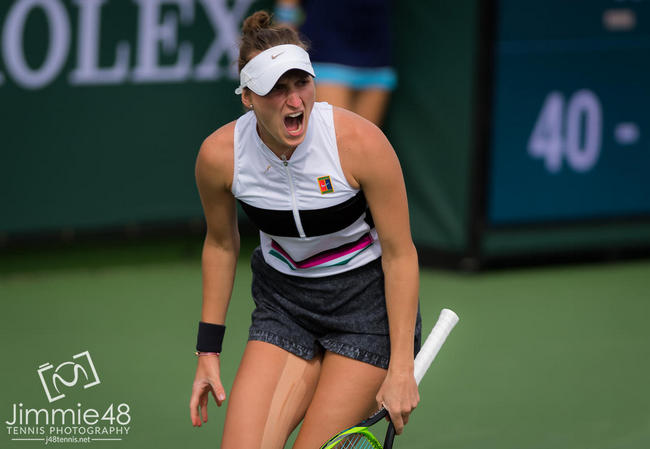 Индиан-Уэллс. Вондроушова обыграла Халеп на пути в четвертьфинал Индиан-Уэллс. Вондроушова обыграла Халеп на пути в четвертьфинал