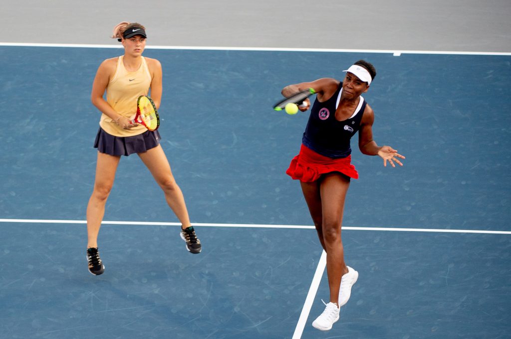 Марта Костюк сыграла в паре с Винус Уильямс на выставочном турнире в США