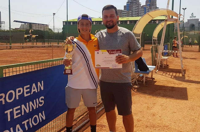 Юниоры. Ткаленко стал победителем турнира Tennis Europe в Армении