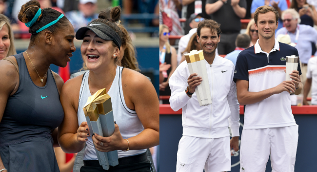 Впервые в Открытой Эре финалисты турниров в Канаде сыграют в финале US Open