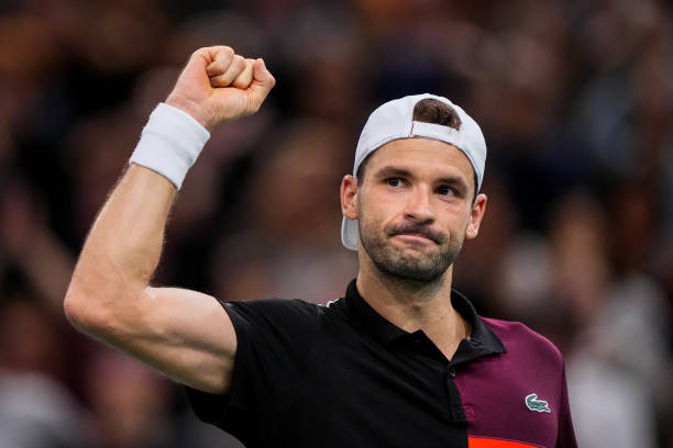 Париж. Димитров за три часа победил Медведева, Джокович выиграл 14-й матч подряд