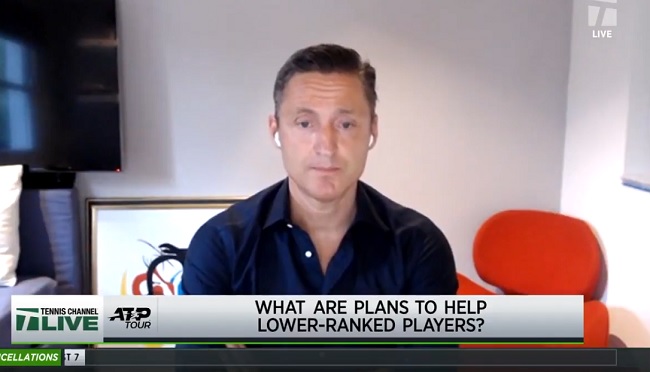 Глава ATP рассказал о финансовой помощи игрокам и турнирам Глава ATP рассказал о финансовой помощи игрокам и турнирам