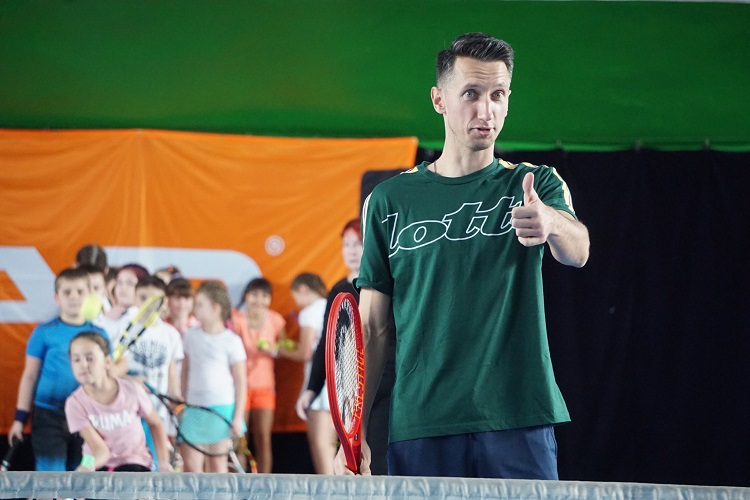 Сергей Стаховский провел теннисный мастер-класс в Северодонецке