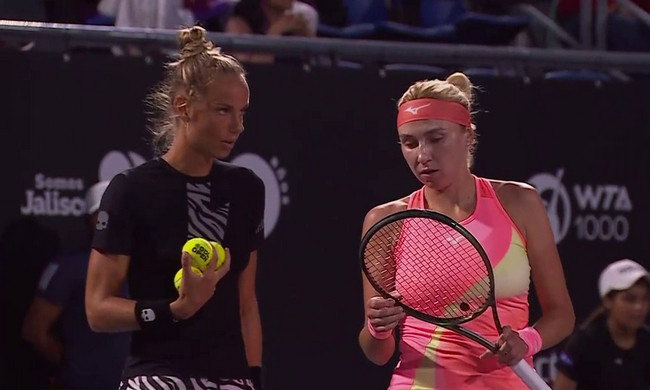 Гвадалахара. Киченок вышла во второй круг в парной сетке, Ястремская выбыла из борьбы