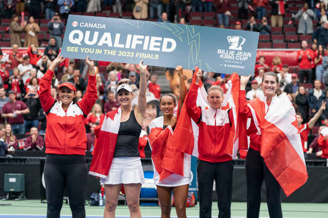 Кубок Билли Джин Кинг. Канада победила Бельгию в решающей парной встрече Кубок Билли Джин Кинг. Канада победила Бельгию в решающей парной встрече