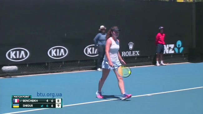 Australian Open. Снигур побеждает сеяную теннисистку на пути в третий круг