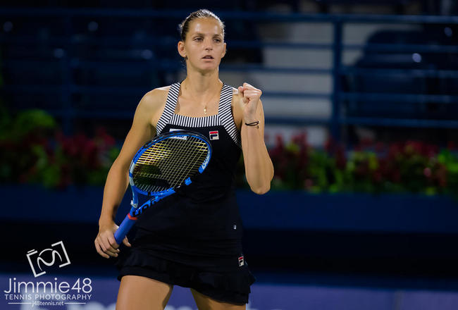 Дубай. Непростая победа Кербер, Плишкова обыграла Цибулкову