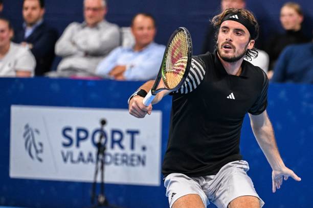 Антверпен. Циципас впервые с июля сыграет в четвертьфинале, Гастон отыграл три матчбола Штруффа