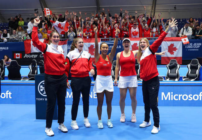 Billie Jean King Cup Finals. Канада впервые в истории стала победительницей турнира