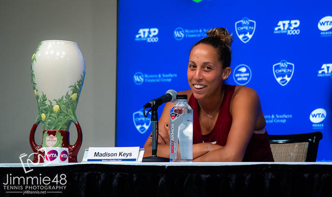 Мэдисон Кис: "Хочу хорошо сыграть в Нью-Йорке и так же провести концовку сезона"