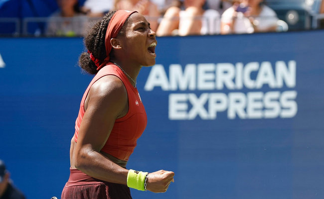 US Open. Гауфф одержала разгромную победу над Остапенко в четвертьфинале