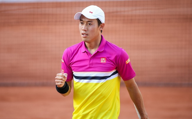 Ролан Гаррос. Нисикори в пяти сетах обыграл Пэра, Джокович установил рекорд турнира