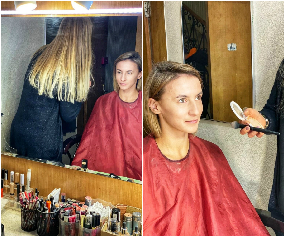 Леся Цуренко побывала в гостях у киевского телеканала