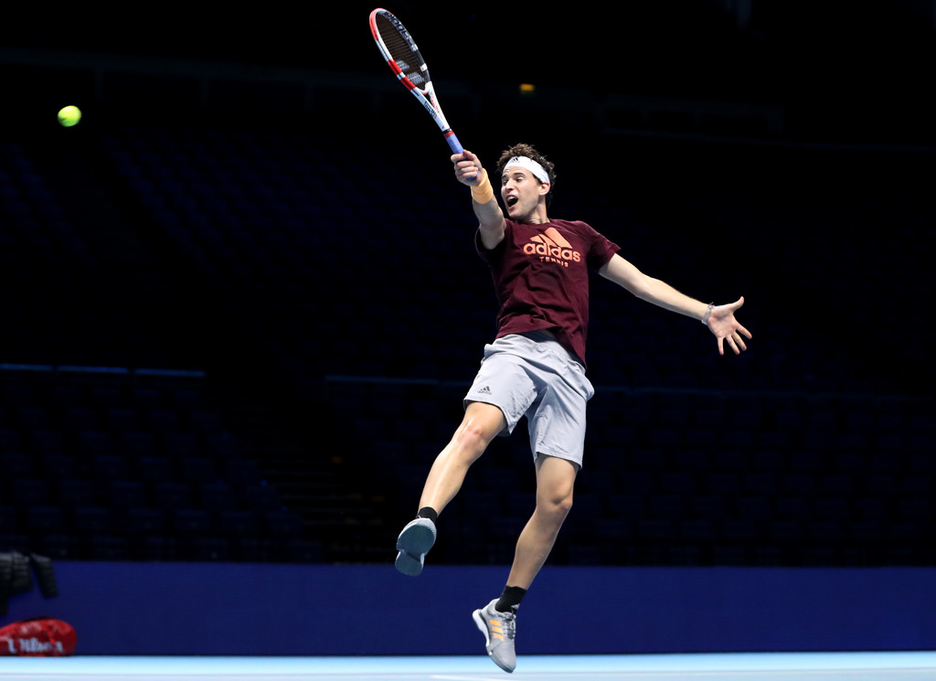 Надаль, Джокович и другие участники ATP Finals на тренировке в Лондоне