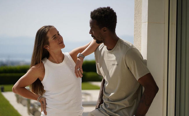 "Если я и знаю, что такое любовь, то только благодаря тебе". Элина Свитолина и Гаэль Монфис отмечают вторую годовщину своей свадьбы