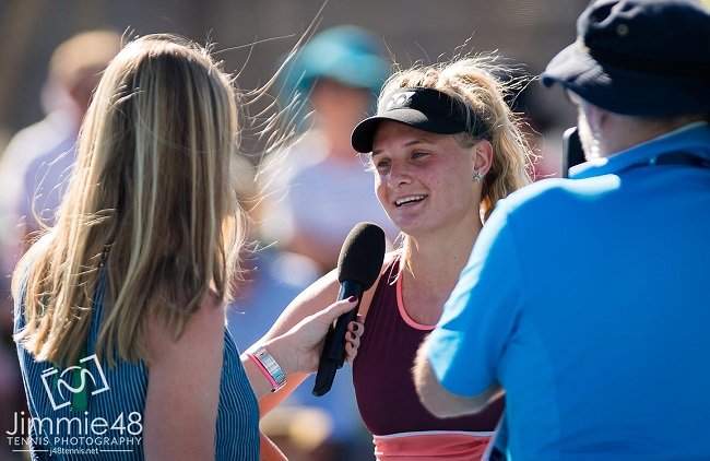 Даяна Ястремская: "У нас с Векич похожий стиль игры" Даяна Ястремская: "У нас с Векич похожий стиль игры"