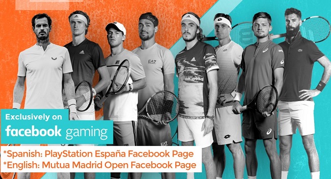 Мадрид (кибертурнир). Циципас, Маррей и Пэр вышли в четвертьфинал