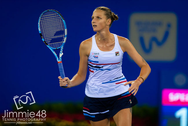 Ухань. Плишкова выиграла 50-й матч в сезоне и сыграет с Ястремской в третьем круге