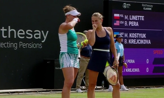 Бирмингем. Костюк и Крейчикова будут бороться за парный трофей